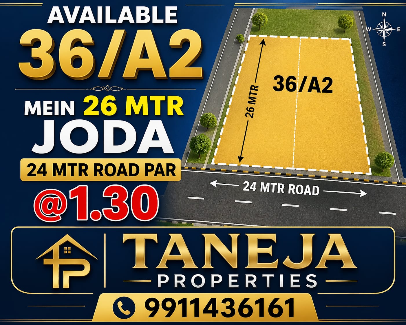 ROHINI SECTOR 36/POCKET A2/26MTR JODA/24MTR ROAD